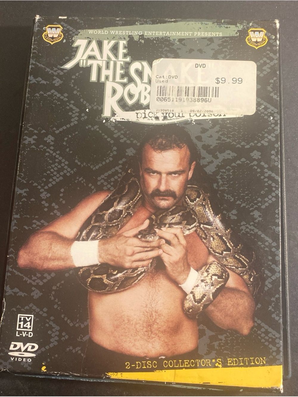 WWE - Jake "The Snake" Roberts: Pick Your Poison (DVD, 2005, 2-Disc Set,...